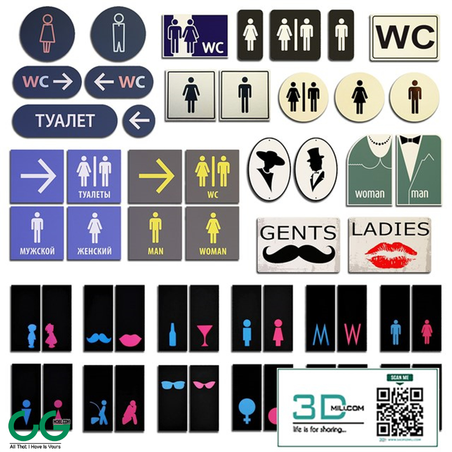 Plates for bathrooms